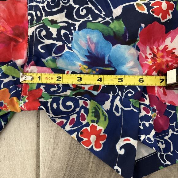 Polo Ralph Lauren Swim Trunks Men L Colorful Floral Hawaiian Shorts Bathing Suit - Picture 9 of 11